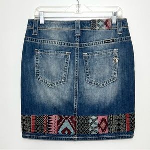 Miss Me High-Rise Denim Skirt
